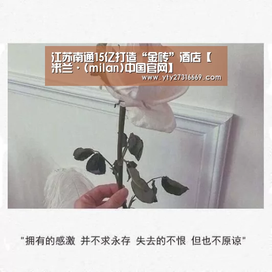 江苏南通15亿打造“金砖”酒店【米兰·(milan)中国官网】(图2) milan米兰